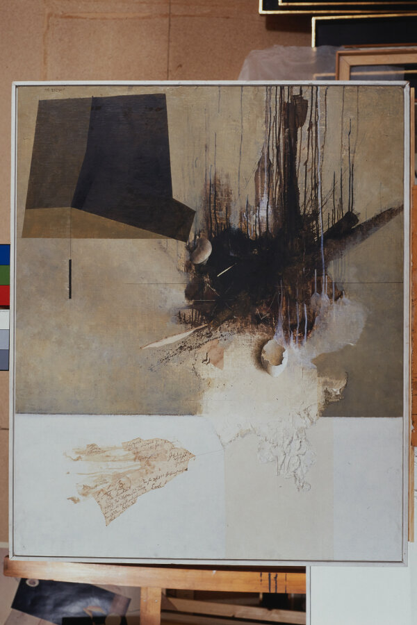 Jaroslav Králík, Zasažená krajina, 1987; dílo nebylo vystaveno